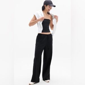 Athleta Linen Blend Paradise Wide Leg Pants Size XS NWOT